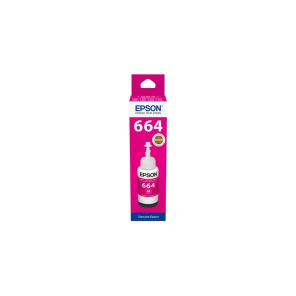 Epson T6643 Magenta Kırmızı Şişe Mürekkep T66434A ürün görseli 1