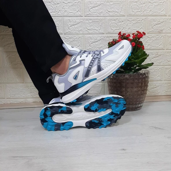 JUMP 29725 Beyaz Gri Anatomik İç Taban Erkek Spor Ayakkabı ürün görseli 1