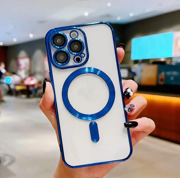 iPhone 12 Pro Max Uyumlu Renkli Magsafe Kılıf - Resim 3