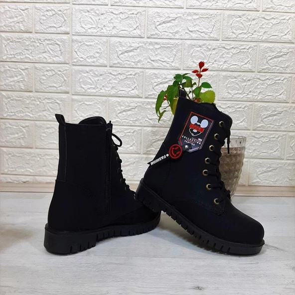 Fiyra ıgn11 Siyah Zümrüt Dope Kız Çocuk Bot ürün görseli 1