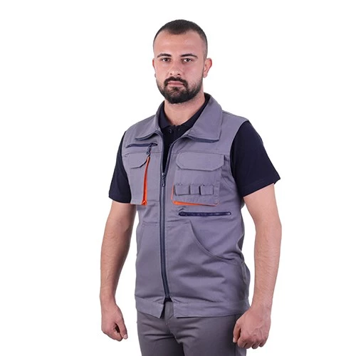 ESER - Teknik Bol Cepli İş Yeleği - Gri ürün görseli 1