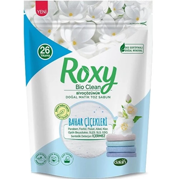 Dalan Dalan Roxy Bio Clean Matik Sabun Tozu 800Gr Bahar Çiçekleri ürün görseli 1