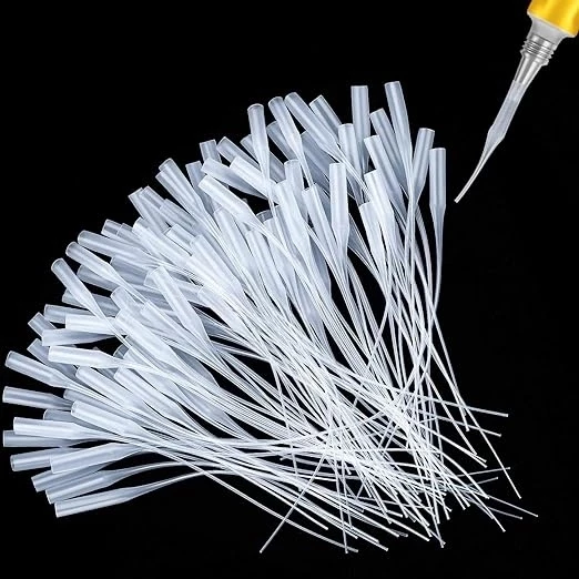 50 Adet Yapıştıcı Mikro Uçları Plastik Yapıştırıcı Şişe Uçları (Şırınga,502 Japon Yapıştırıcı) ürün görseli 1
