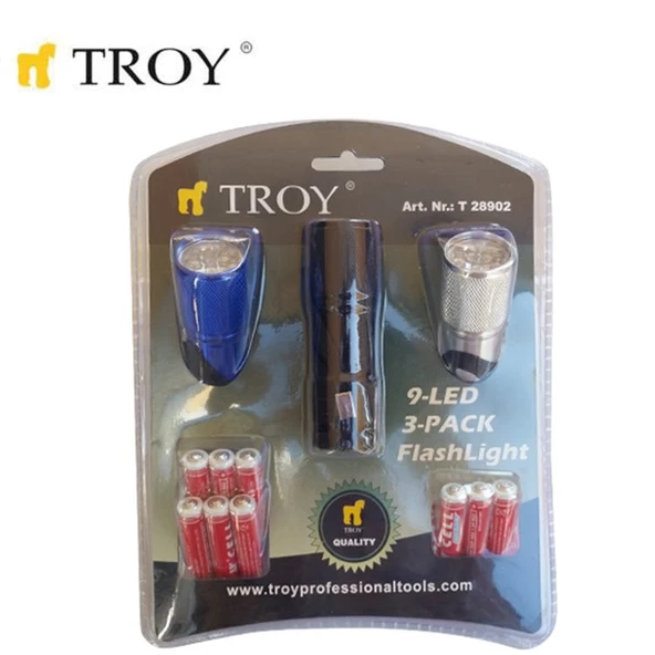 Troy 28902 Pilli Led Fener Seti - Resim 2