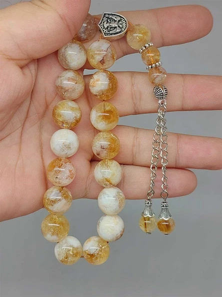 Sitrin Taşı 17lik Efe Tesbih 12mm (51522) ürün görseli 1
