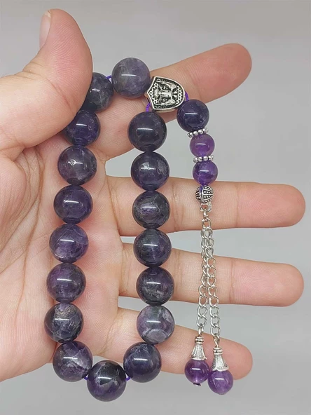Ametist Taşı 17lik Efe Tesbih 12mm (51518) ürün görseli 1