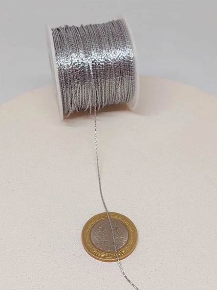 Rodyum Kaplama Takı Zinciri 0.4mm/1metre (52466) ürün görseli 1