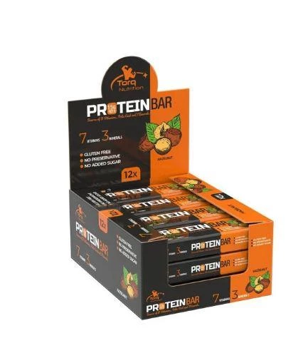 Torq Nutrition Protein Bar Fındık 50 gr - 12 Adet ürün görseli 1