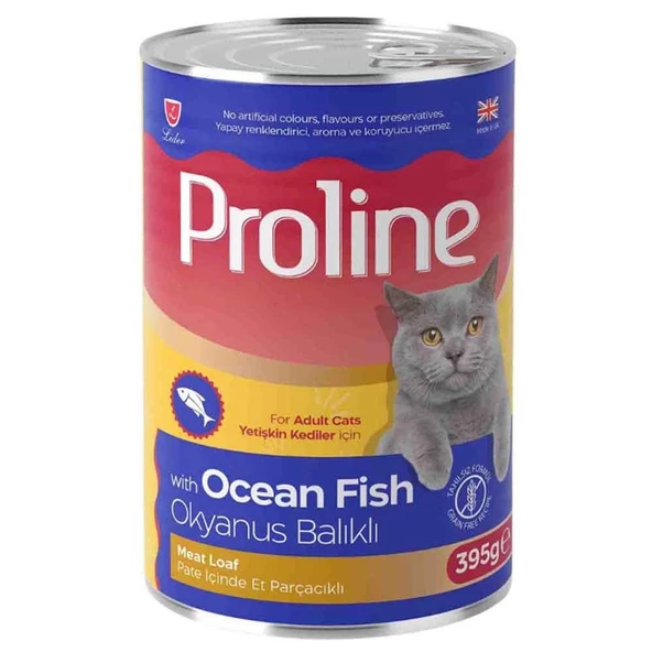 Proline Kedi Konserve Maması Pate Okyanus Balıklı 395 Gr ürün görseli 1