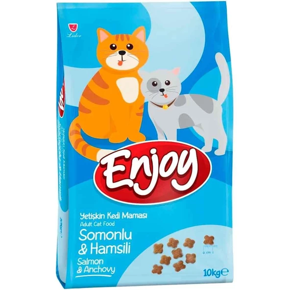 Enjoy Somonlu Kedi Maması 10 Kg ürün görseli 1