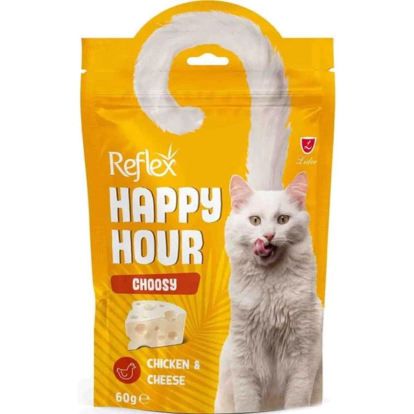 Reflex Happy Hour Choosy Tavuklu ve Peynirli Kedi Ödül Maması 60 Gr ürün görseli 1