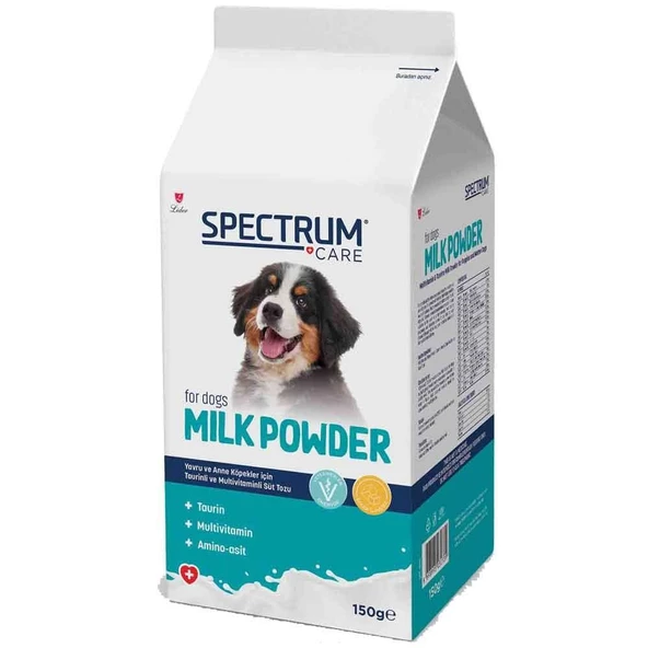 Spectrum Care Yavru Köpekler için Taurin ve Multivitaminli Süt Tozu 150 gr ürün görseli 1