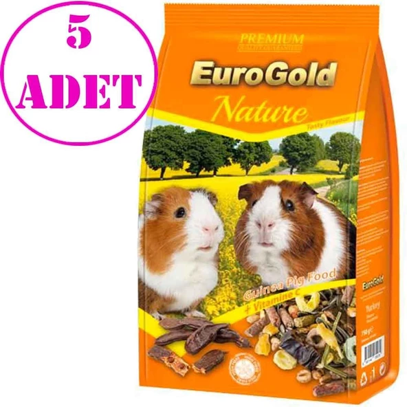 EuroGold Guinea Pig Yemi 750 Gr 5 AD ürün görseli 1