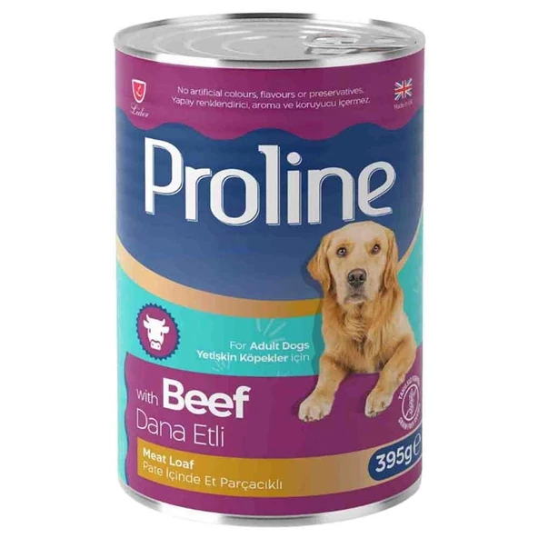 Pro Line Dana Etli Pate Köpek Konserve Maması 395 Gr ürün görseli 1