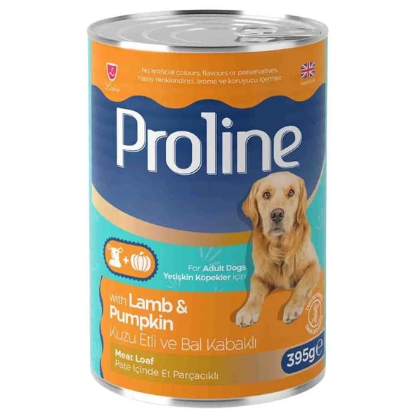 Pro Line Kuzu Etli Bal Kabaklı Pate Köpek Konserve Maması 395 Gr ürün görseli 1