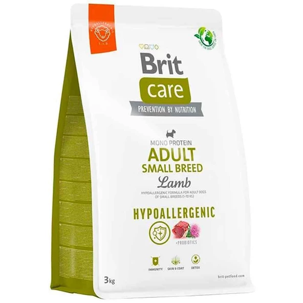 Brit Hypo-Allergenic Küçük Irk Kuzulu ve Pirinçli Yetişkin Köpek Maması 3 Kg ürün görseli 1