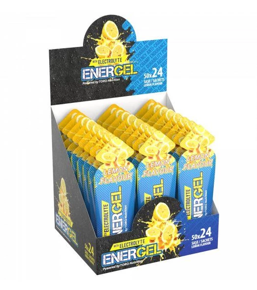 Torq Nutrition ENERGEL Enerji ve Performans Jeli 40 Gr 24 Adet Limon ürün görseli 1