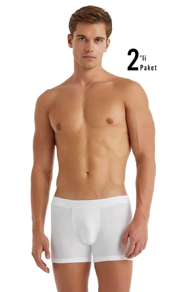 Blackspade 9310 Erkek 2'li Ekonomik Paket %94 Modal Silver Boxer ürün görseli 1