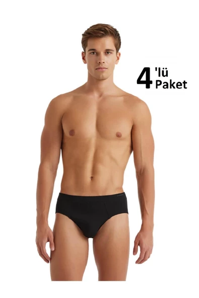 Blackspade 9625 Loose Fit %100 Pamuklu 4'lü Ekonomik Paket Erkek Slip ürün görseli 1