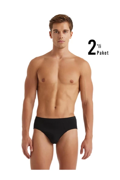 Blackspade 9625 Loose Fit %100 Pamuklu 2'li Ekonomik Paket Erkek Slip ürün görseli 1