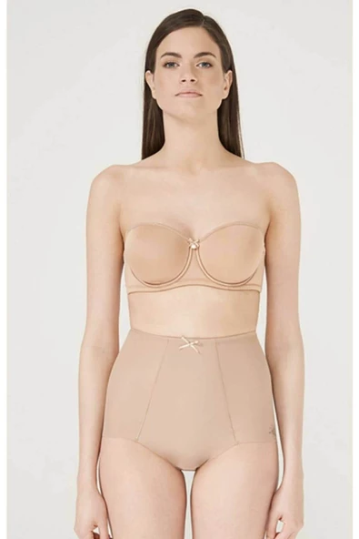 Ten Lingerie 1 Beden İncelten Günlük Kullanılabilen Lazer Kesim Dikişsiz Beauty Slip Korse ürün görseli 1