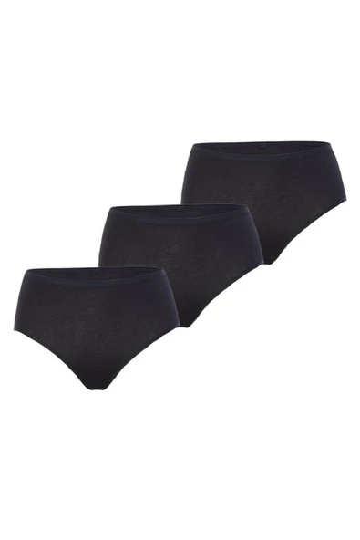 Blackspade 1577 Kadın %94 Pamuklu 3'lü Ekonomik Paket Yüksek Bel Essential Külot ürün görseli 1