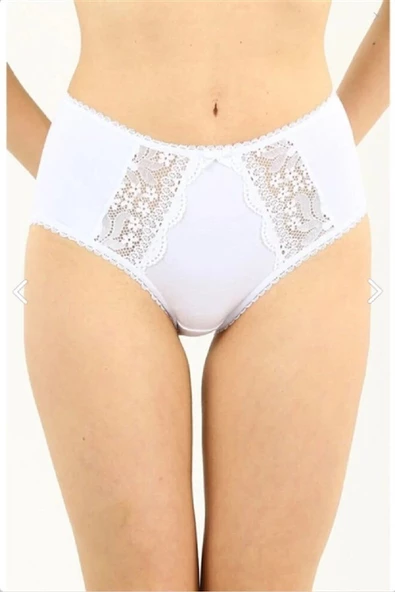 İmer 4100 Kadın Modal Dantel Detaylı Yüksek Bel Slip & Külot ürün görseli 1