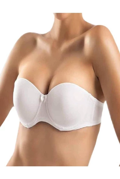 Bella Donna 11030 Boş Cup & Desteksiz Balenli Straplez Sütyen ürün görseli 1