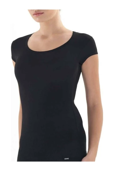 Blackspade 1622 Kadın %94 Modal Nefes Alan Silver T-Shirt ürün görseli 1