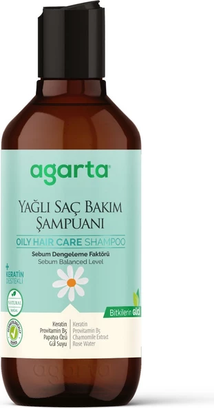Agarta Doğal Yağlı Sebum Dengeleyici Şampuan 400 ml ürün görseli 1
