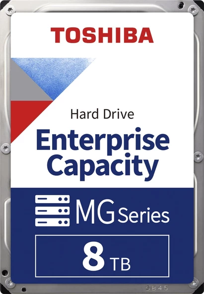 8 TB Toshiba 7200Rpm 256mb SATA (MG08ADA800E) 7/24 Güvenlik Diski ürün görseli 1