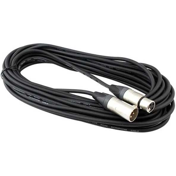 Erkek Dişi Hazır Mikrofon Ara Kablo - Xlr Kablo 3 M 5213 ürün görseli 1