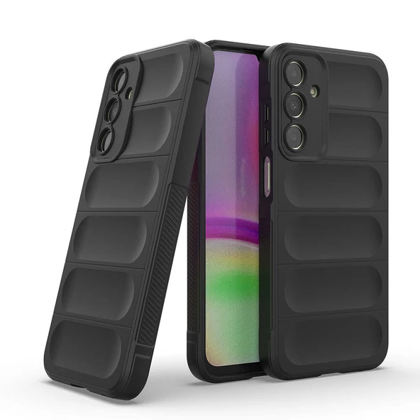 Galaxy A25 Kılıf Esnek TPU Oyuklu Arka Yüzey Tasarımlı Zore Etnik Silikon Kapak ürün görseli 1