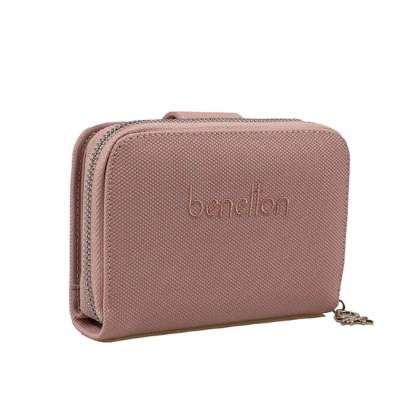Benetton Pudra Nano Orta Boy Kadın Cüzdan BNT 1303 ürün görseli 1