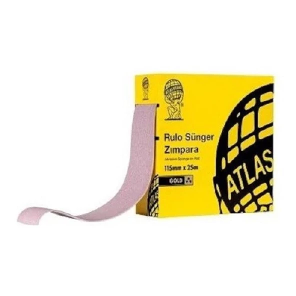 Atlas Zımpara Atlas Rulo Soft Sünger Zmp 115*25 Mt 180 Kum ürün görseli 1