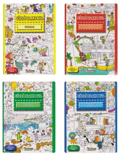 Teleskop Gizli Olanı Bul Seti 4 Kitap ürün görseli 1