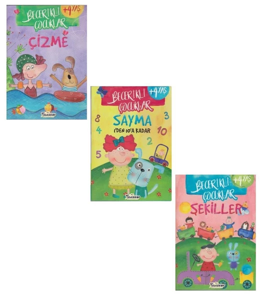 Teleskop Okul Öncesi Becerikli Çocuklar Seti 3 Kitap 4 Yaş ürün görseli 1