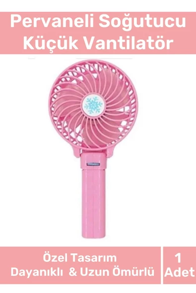Cep Boyu Usb Şarjlı 3 Kademeli Sessiz Taşınabilir Mini Fan Pervaneli Soğutucu Küçük Vantilatör ürün görseli 1