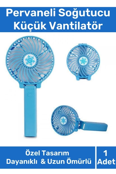 Taşınabilir Cep Boyu Usb Şarjlı 3 Kademeli Sessiz Mini Fan Pervaneli Soğutucu Küçük Vantilatör ürün görseli 1