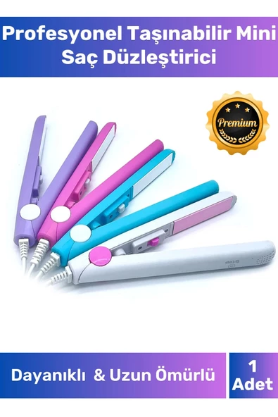 Profesyonel Seramik Uçlu Kablolu Seyahat Taşınabilir 20W Mini Saç Düzleştirici Bukle Yapıcı Makine ürün görseli 1