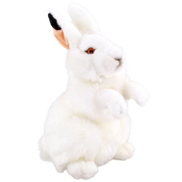 Animals Of The World Beyaz Tavşan Peluş Oyuncak 28 cm ürün görseli 1