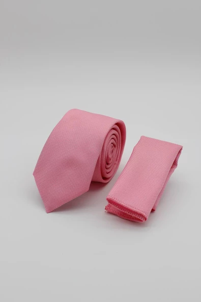 Pembe 6 Cm Kravat 1090240101 ürün görseli 1