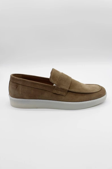 Camel %100 Deri Bağcıksız Casual Süet Ayakkabı 1033240166 ürün görseli 1