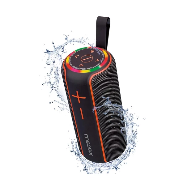 Moodix HO23P30 Bluetooth Hoparlör Siyah 8W*2 IPX7 Suya Dayanıklı ürün görseli 1