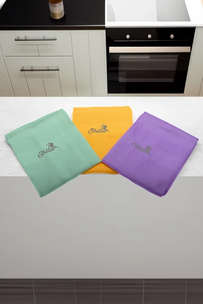 Shila 3lü Mikrofiber Temizlik Bezi Yeni Renkler ürün görseli 1