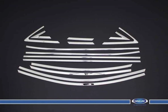 OMSA Hyundai Accent Blue Krom Cam Çerçevesi 14 Parça 2011-2017 Arası ürün görseli 1