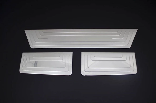 OMSA VW T5 Transporter Krom Kapı Eşiği 3 Parça Yazısız 2003-2023 Arası VAN ürün görseli 1