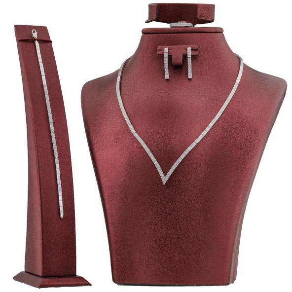2 Sıra Su Yolu Çavuş Gümüş Bayan Set ürün görseli 1
