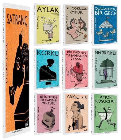 İndigo Stefan Zweig Seti 10 Kitap ürün görseli 1