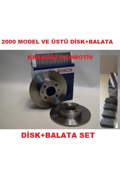 Bosch On Fren Dısk+Balata Tofas Dogan SLX 2000 ÜST 85050400 240m ürün görseli 1